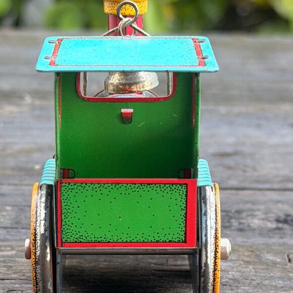 Vintage 1989 & 1998 Hallmark Train 25TH Anniversary Ornament "TIN LOCOMOTIVE" - Picture 5 of 13